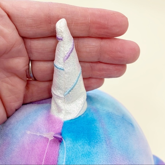 Squishmallows Hallie Narwhal KellyToy Official Squishy Kids Unisex Collectibles - Picture 9 of 10